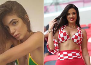 Croazia-Brasile, star di Onlyfans Daiane vs Ivana Knoll