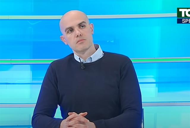Dario Fabbri in uno screenshot dal salotto di Mentana su La7 Dario Fabbri in uno screenshot dal salotto di Mentana su La7