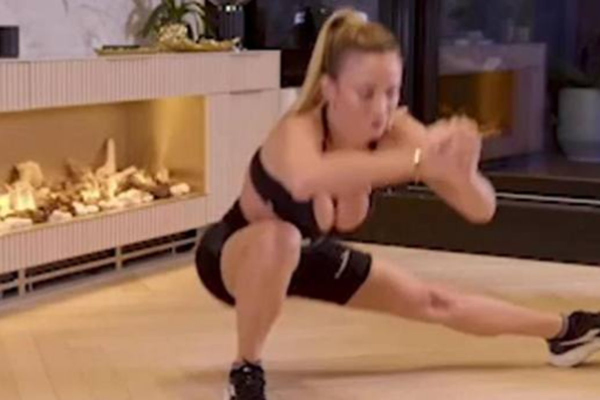 diletta leotta challenge natale allenamenti
