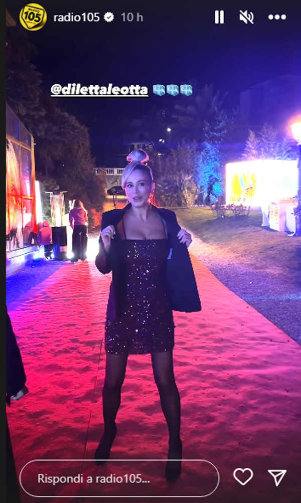 Diletta Leotta (Instagram Radio105) Diletta Leotta (Instagram Radio105)