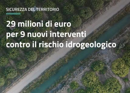 Regione Puglia, dissesto idrogeologico: nuovi interventi per 29 milioni €