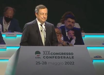 Draghi al Congresso Cisl: "Qui per fare quello che serve all'Italia". I VIDEO