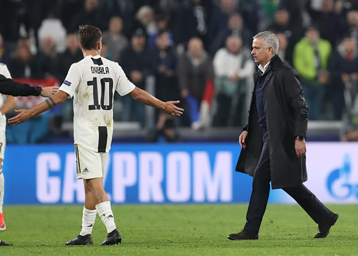 Dybala e Mourinho (IPA) Dybala e Mourinho (IPA)