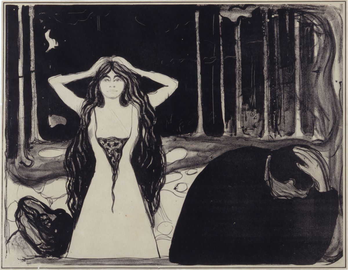 Edvard Munch La vanità, 1899 Litografia Venezia, Fondazione Musei Civici di Venezia Edvard Munch La vanità, 1899 Litografia Venezia, Fondazione Musei Civici di Venezia