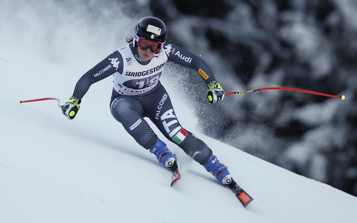 Elena Fanchini, medaglia d'argento ai Campionati mondiali di sci del 2005 in Discesa Libera e vincitrice di due prove di Coppa del Mondo (Lapresse) Elena Fanchini, medaglia d'argento ai Campionati mondiali di sci del 2005 in Discesa Libera e vincitrice di due prove di Coppa del Mondo (Lapresse)