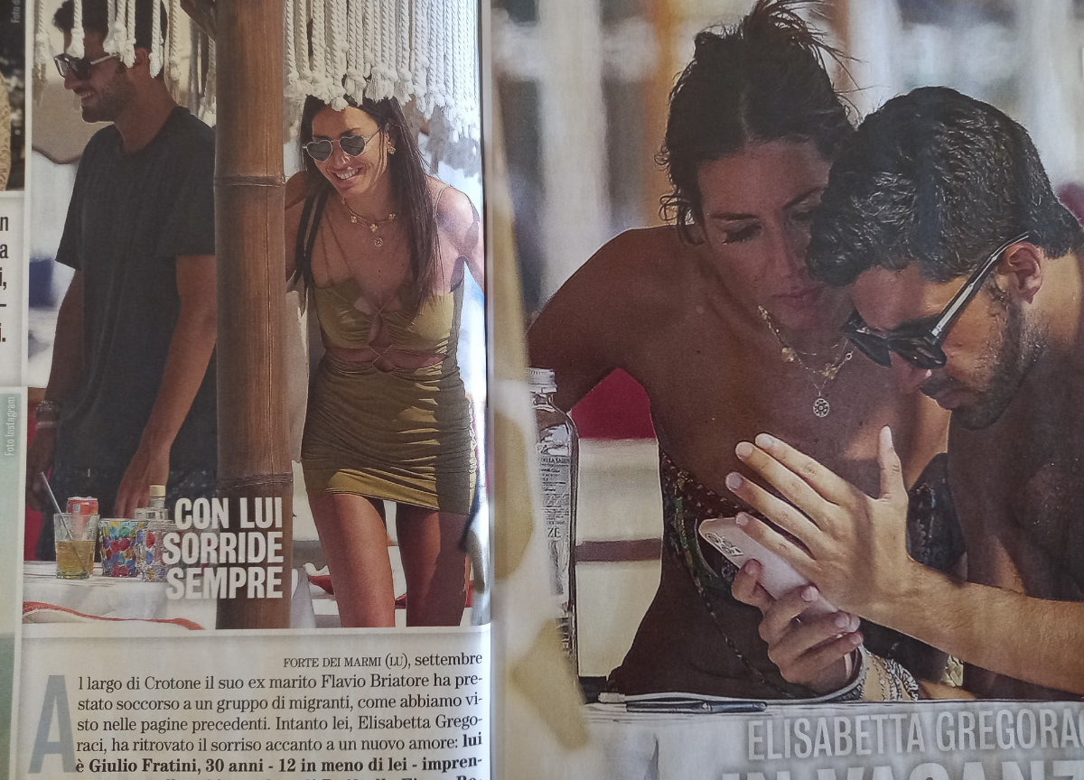 Giulio Fratini ed Elisabetta Gregoraci Giulio Fratini ed Elisabetta Gregoraci
