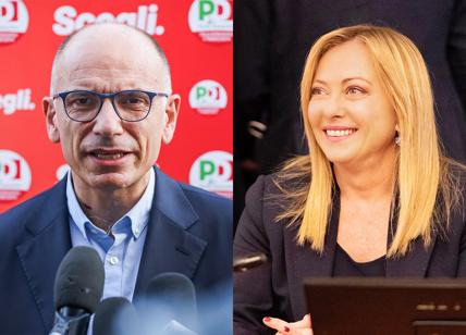 Enrico Letta e Giorgia Meloni