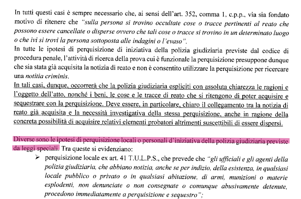 estratto procura Napoli