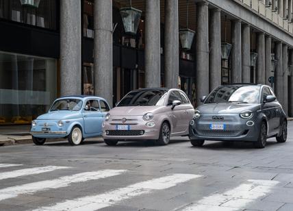 Fiat 500 festeggia il 65° anniversario, come leader delle BEV