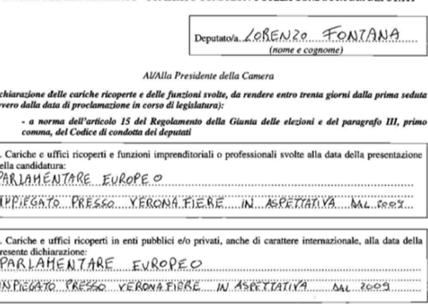 Lorenzo Fontana "inpiegato": lo strafalcione del presidente della Camera