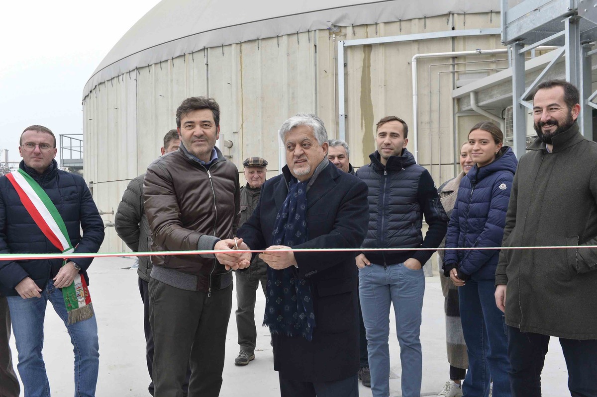 Granlatte-Granarolo, inaugurato uno nuovo impianto di biometano