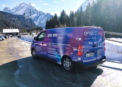Enel X Way con E-Gap porta la ricarica mobile nelle localita’ sciistiche