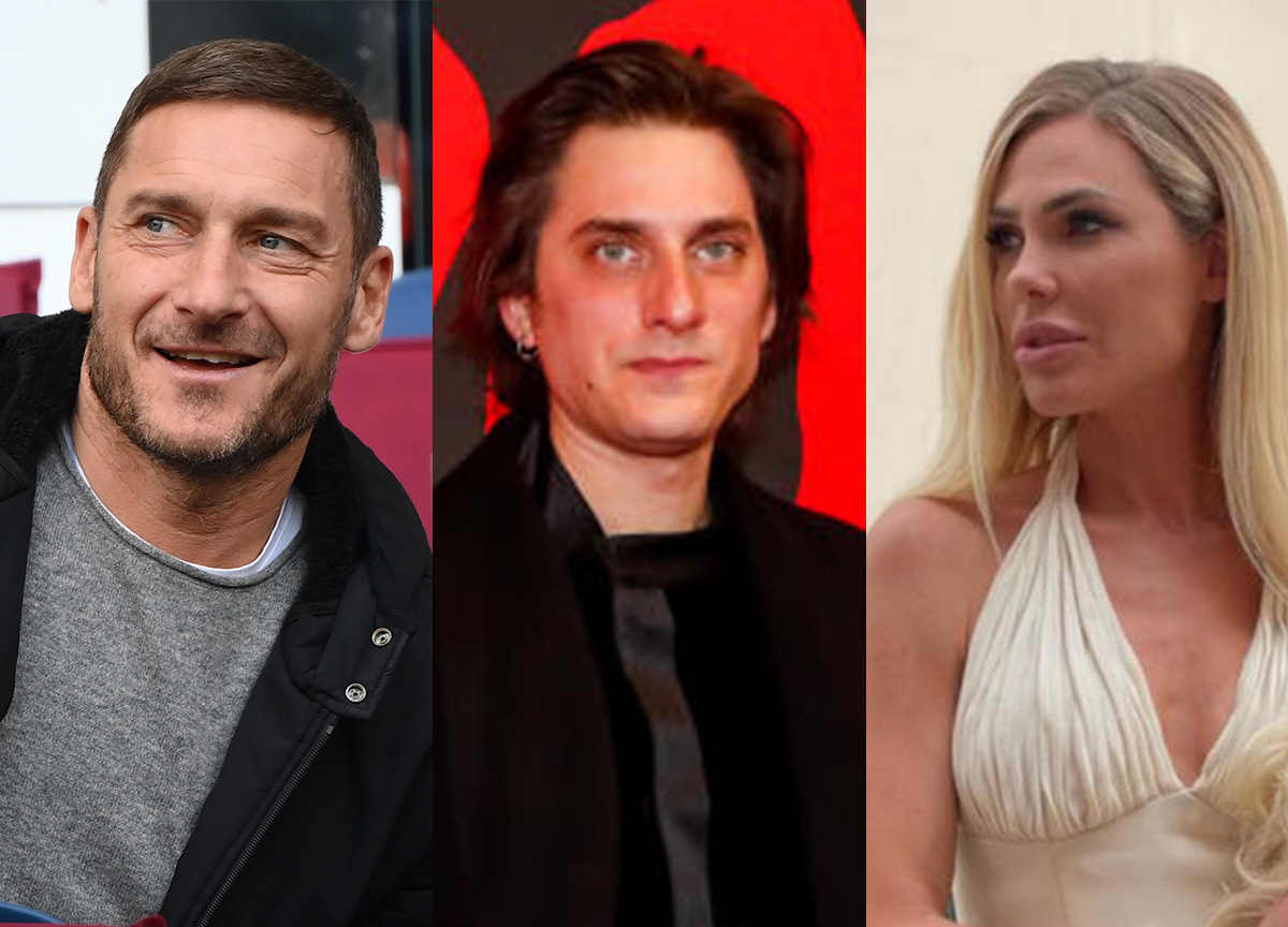 Francesco Totti Luca Marinelli Ilary Blasi Francesco Totti Luca Marinelli Ilary Blasi
