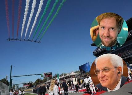 Frecce tricolori a Monza, l'attacco di Vettel a Mattarella