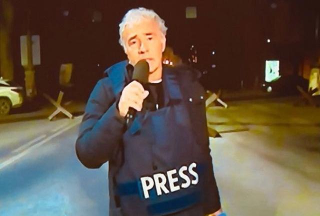 Massimo Giletti nel servizio a Odessa di domenica 20 marzo Massimo Giletti nel servizio a Odessa di domenica 20 marzo