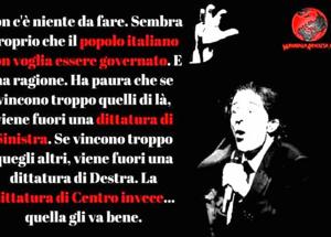 "Cos'è la destra? Cos'è la sinistra?": dalla Milano di Gaber alla Piazza di Ceglie, snodo delle elezioni 2022