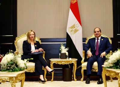 Giorgia Meloni Al-Sisi