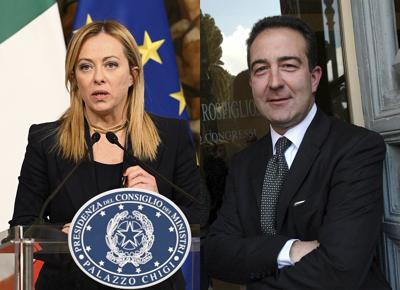 Giorgia Meloni e Antonio Turicchi