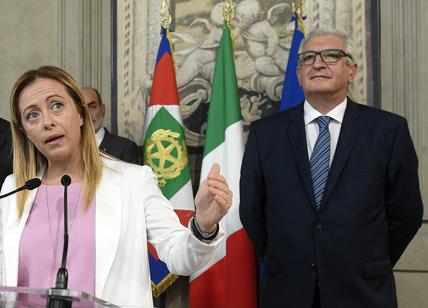 Giorgia Meloni e Tommaso Foti