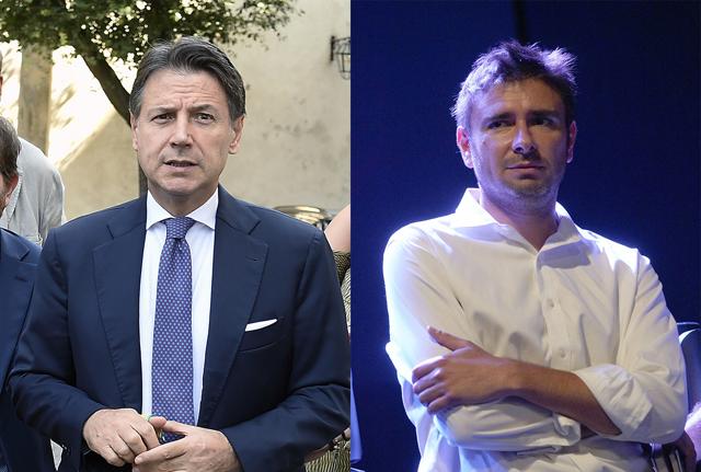 Giuseppe Conte e Alessandro Di Battista Giuseppe Conte e Alessandro Di Battista