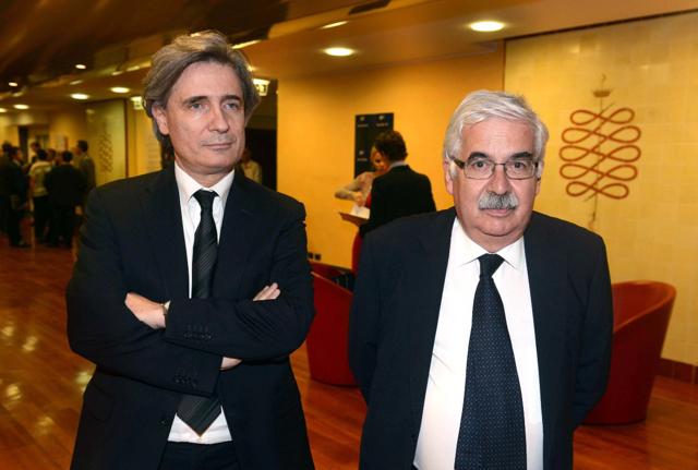 A destra Luca Bronchi, a sinistra Giuseppe Fornasari A destra Luca Bronchi, a sinistra Giuseppe Fornasari