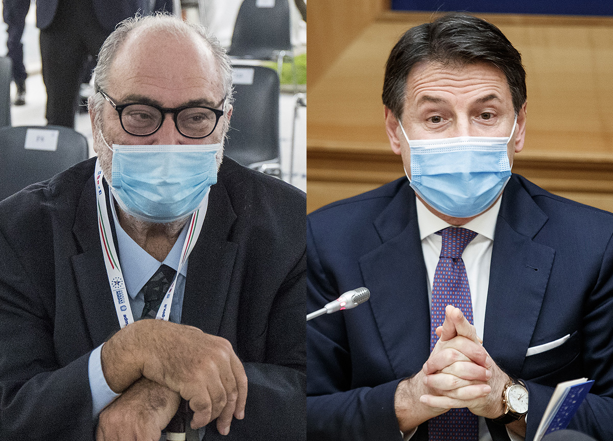 Goffredo Bettini e Giuseppe Conte Goffredo Bettini e Giuseppe Conte