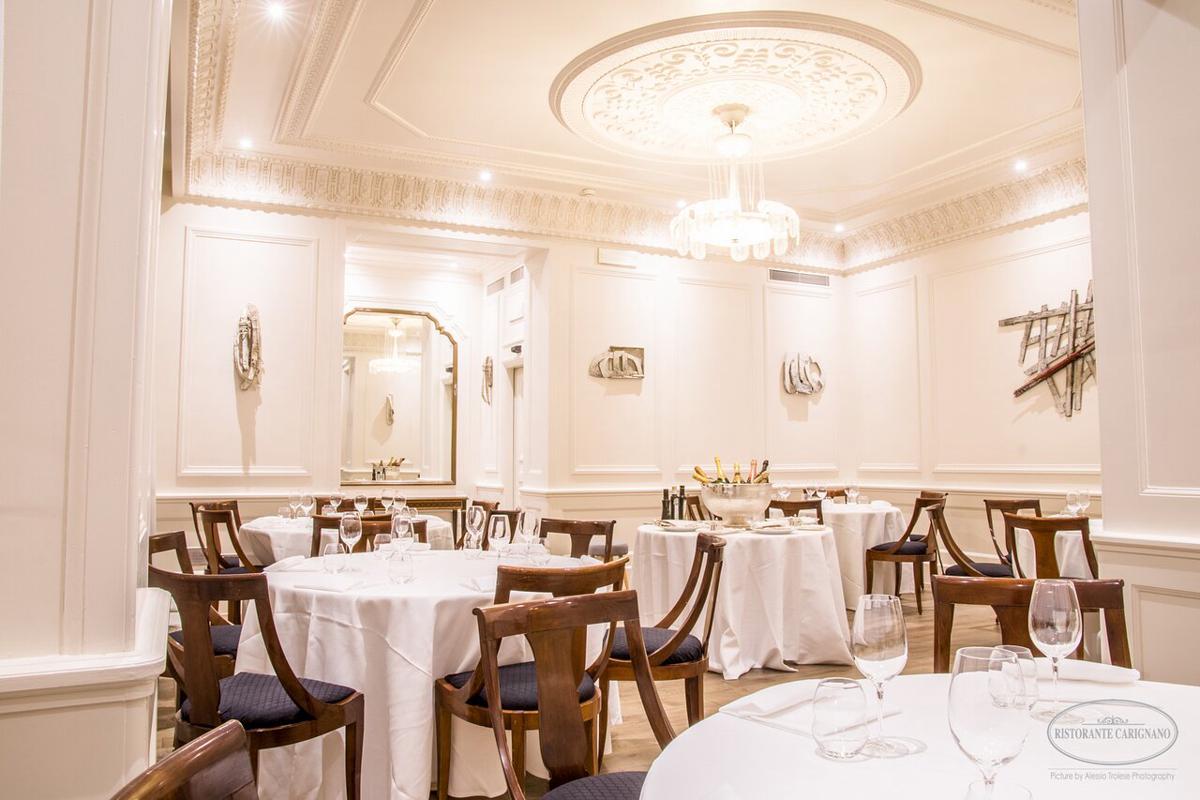 i 5 tavoli del ristorante
