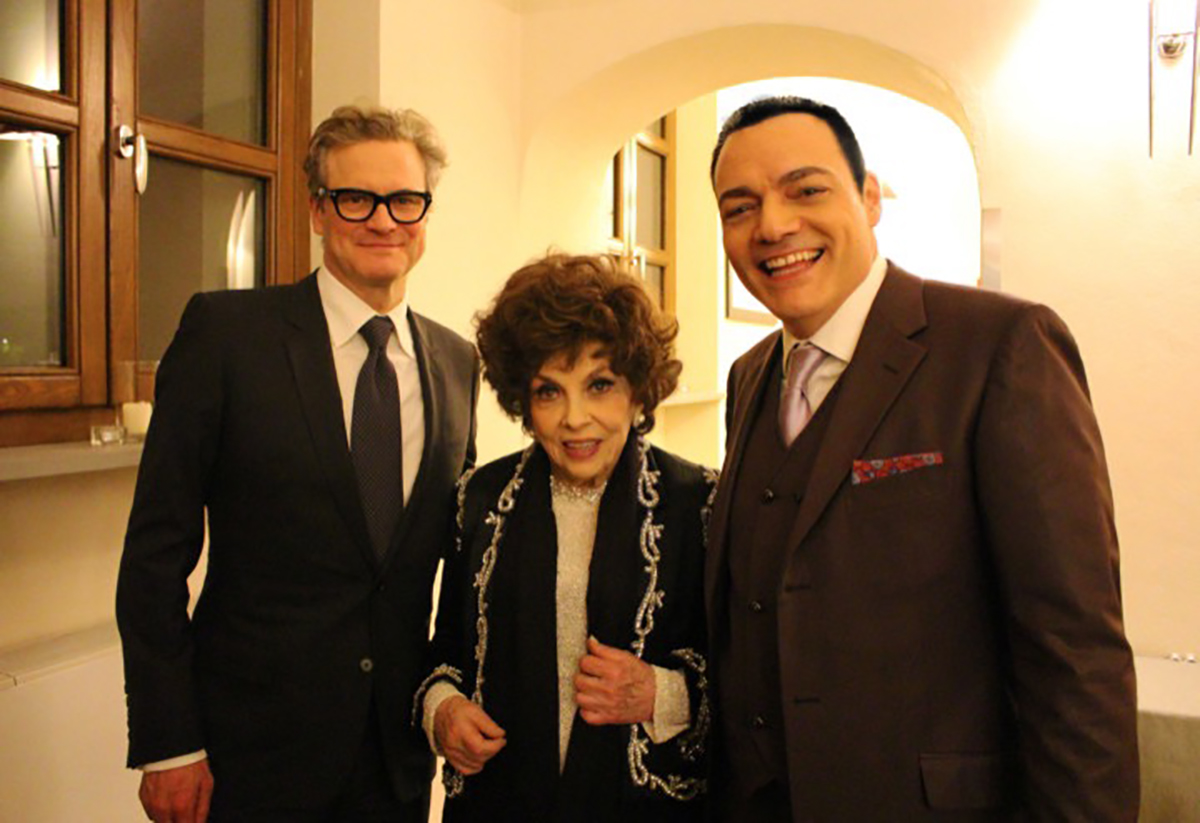 Igor Righetti con il Premio Oscar Colin Firth e l'attrice Gina Lollobrigida che in passato hanno ricevuto l'Alberto Sordi Family Award Igor Righetti con il Premio Oscar Colin Firth e l'attrice Gina Lollobrigida che in passato hanno ricevuto l'Alberto Sordi Family Award
