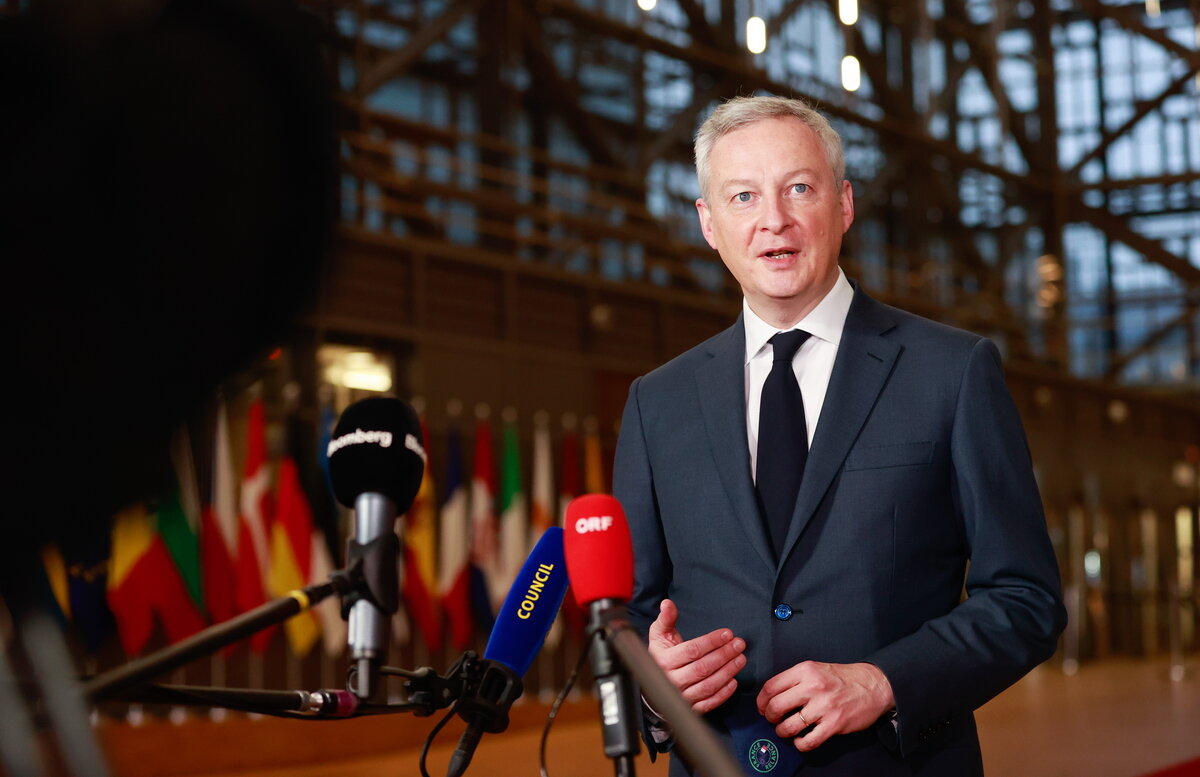 BRUNO LE MAIRE MINISTRO DELL'ECONOMIA FRANCESE BRUNO LE MAIRE MINISTRO DELL'ECONOMIA FRANCESE