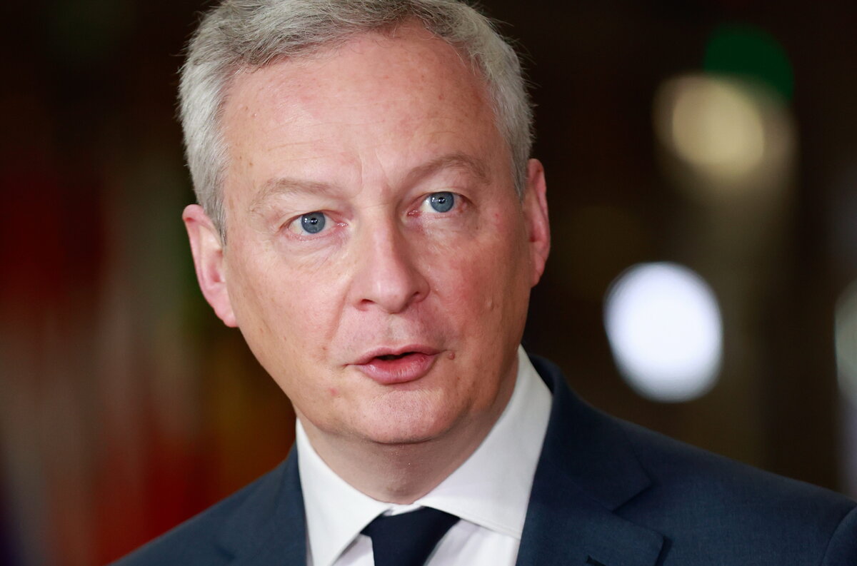 BRUNO LE MAIRE MINISTRO DELL'ECONOMIA FRANCESE BRUNO LE MAIRE MINISTRO DELL'ECONOMIA FRANCESE