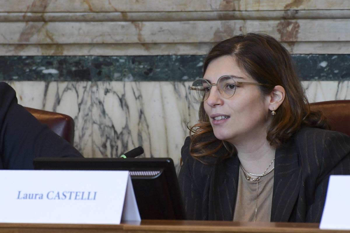 LAURA CASTELLI VICEMINISTRO ECONOMIA E FINANZE MAURO NORI SEGRETARIO GENERALE CNEL LAURA CASTELLI VICEMINISTRO ECONOMIA E FINANZE MAURO NORI SEGRETARIO GENERALE CNEL