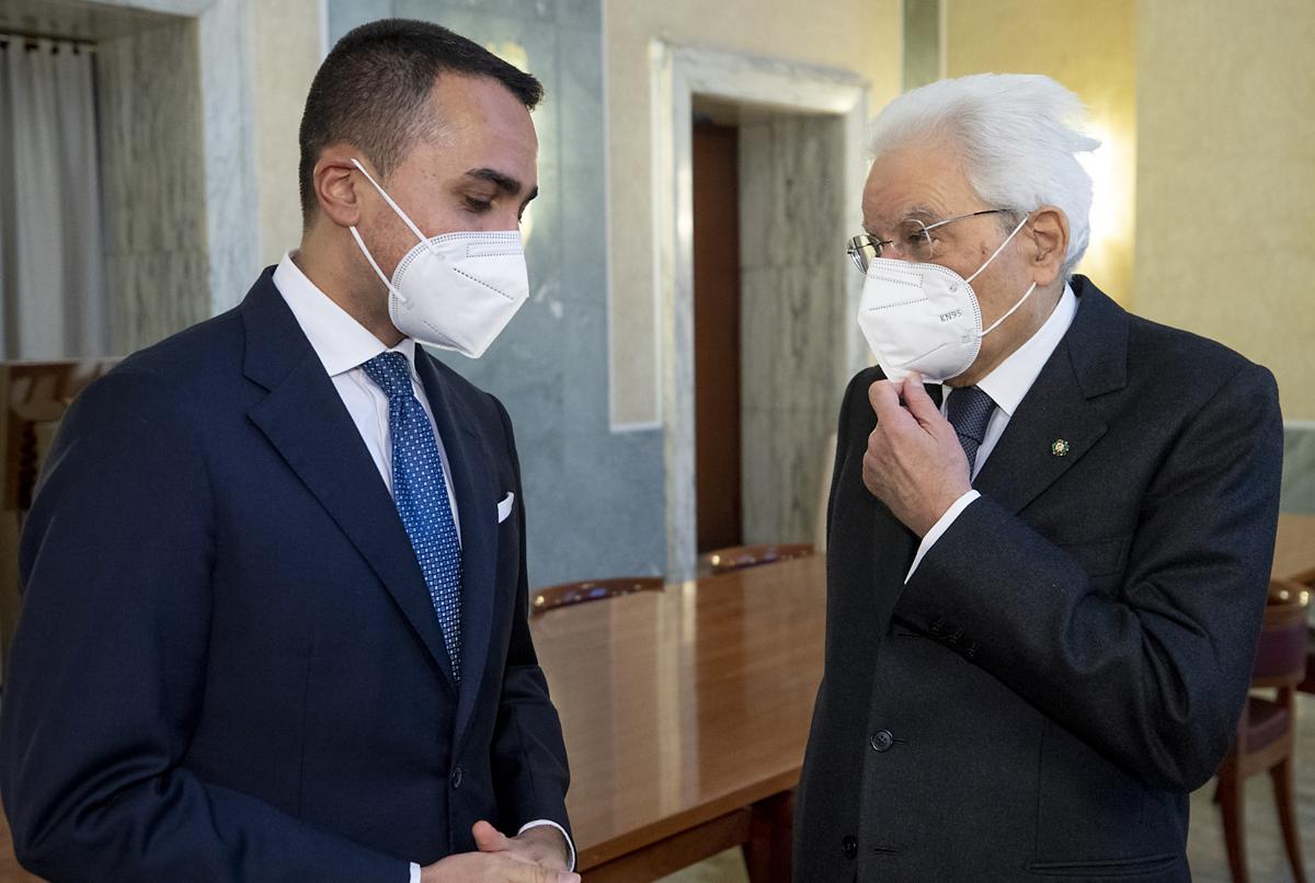 Luigi di Maio Sergio Mattarella Luigi di Maio Sergio Mattarella