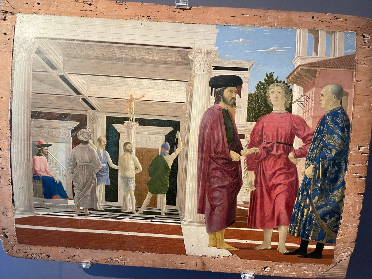 La Flagellazione di Cristo - Piero della Francesca La Flagellazione di Cristo - Piero della Francesca