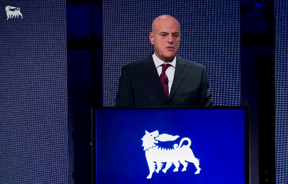 CLAUDIO DESCALZI CEO ENI CLAUDIO DESCALZI CEO ENI