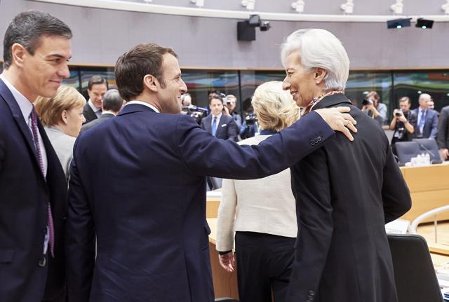 Emmanuel Macron e Christine Lagarde Emmanuel Macron e Christine Lagarde