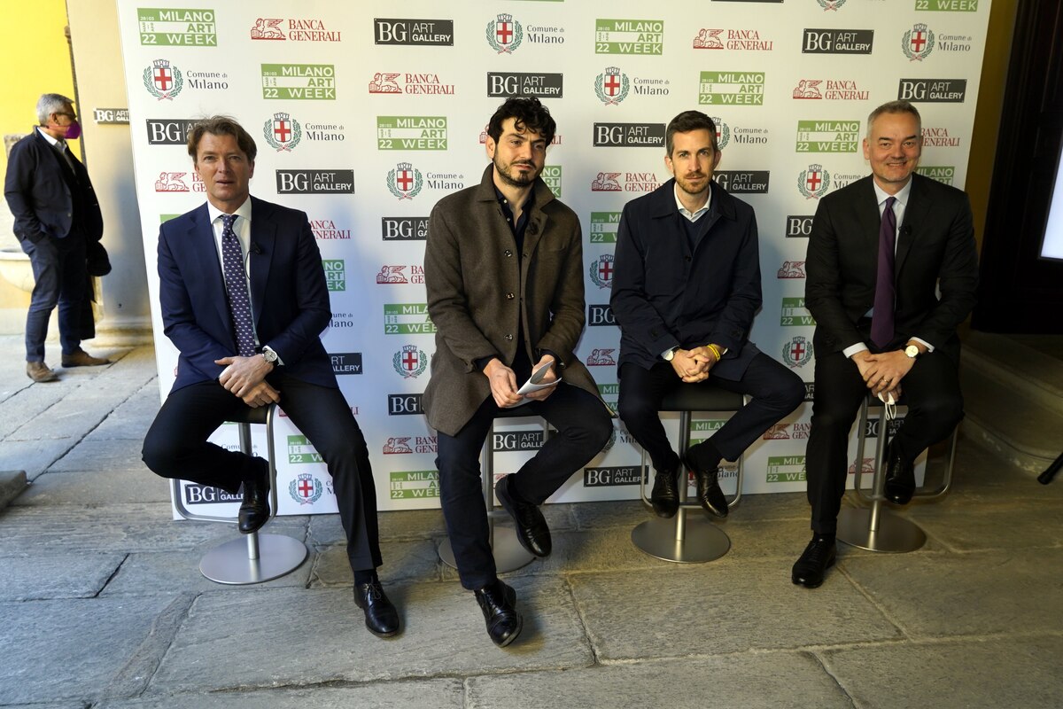 MICHELE SEGHIZZI BANCA GENERALI TOMMASO SACCHI ASSESSORE CULTURA NICOLA RICCIARDI DIRETTORE ARTISTICO MIART MARCO BERNARDI BANCA GENERALI MICHELE SEGHIZZI BANCA GENERALI TOMMASO SACCHI ASSESSORE CULTURA NICOLA RICCIARDI DIRETTORE ARTISTICO MIART MARCO BERNARDI BANCA GENERALI