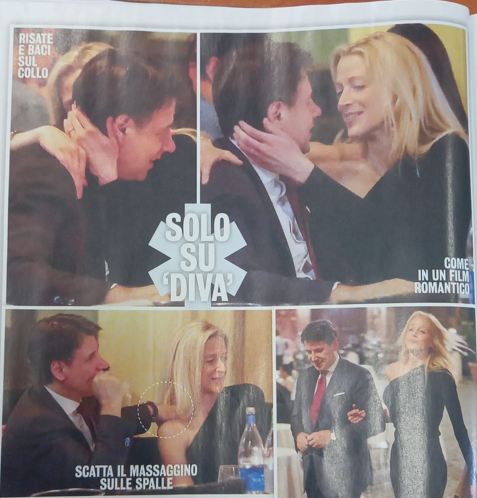 Giuseppe Conte e Olivia Paladino Giuseppe Conte e Olivia Paladino