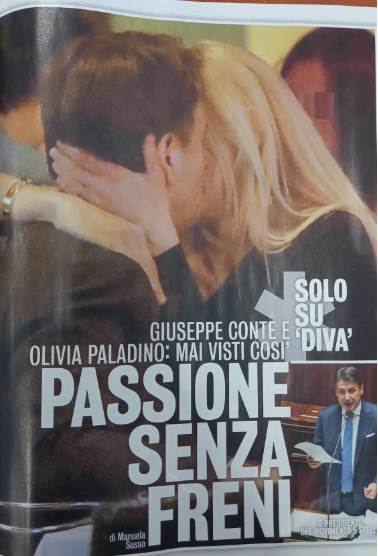 Giuseppe Conte e Olivia Paladino Giuseppe Conte e Olivia Paladino