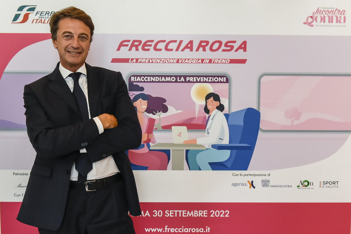 Gruppo FS, lanciato il progetto di prevenzione "Frecciarosa" Gruppo FS, lanciato il progetto di prevenzione "Frecciarosa"