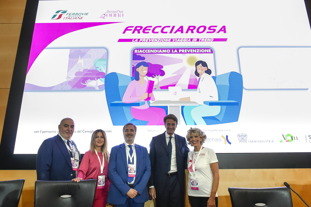 Gruppo FS, lanciato il progetto di prevenzione "Frecciarosa" Gruppo FS, lanciato il progetto di prevenzione "Frecciarosa"