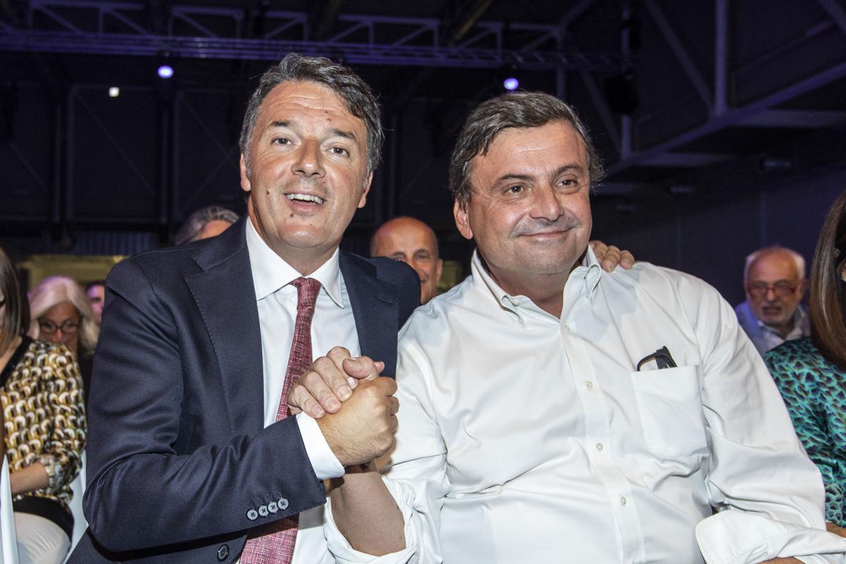 Matteo Renzi e Carlo Calenda Matteo Renzi e Carlo Calenda