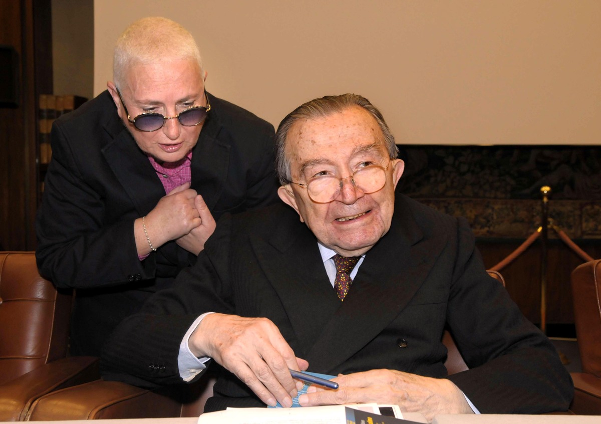 Maria Fida Moro e Giulio Andreotti nel 2008 Maria Fida Moro e Giulio Andreotti nel 2008