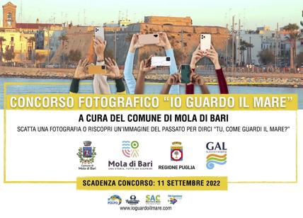 Mola di Bari, 'Io guardo il mare' contest fotografico e la mostra
