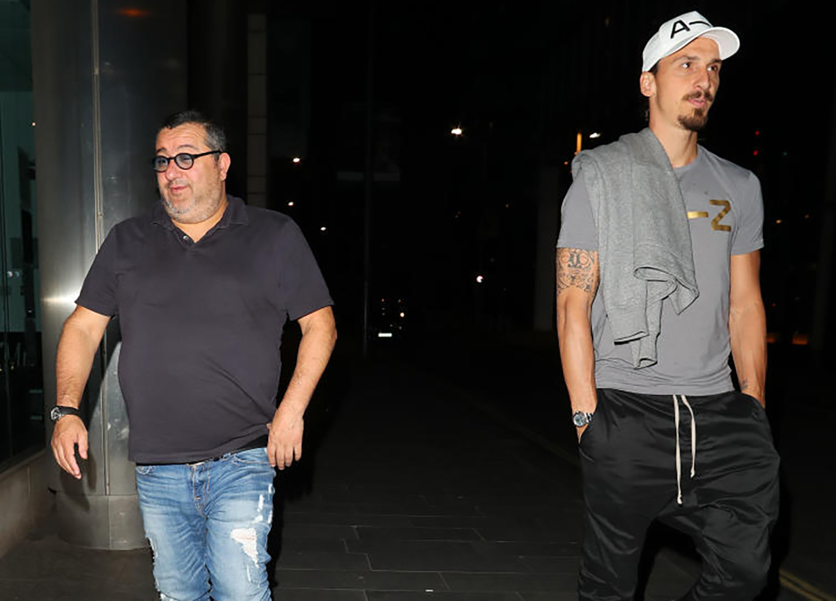 Mino Raiola e Zlatan Ibrahimović Mino Raiola e Zlatan Ibrahimović