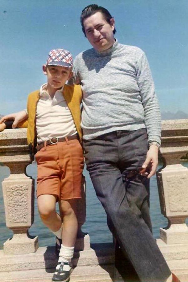 Piergluigi Torregiani con il figlio Alberto Piergluigi Torregiani con il figlio Alberto