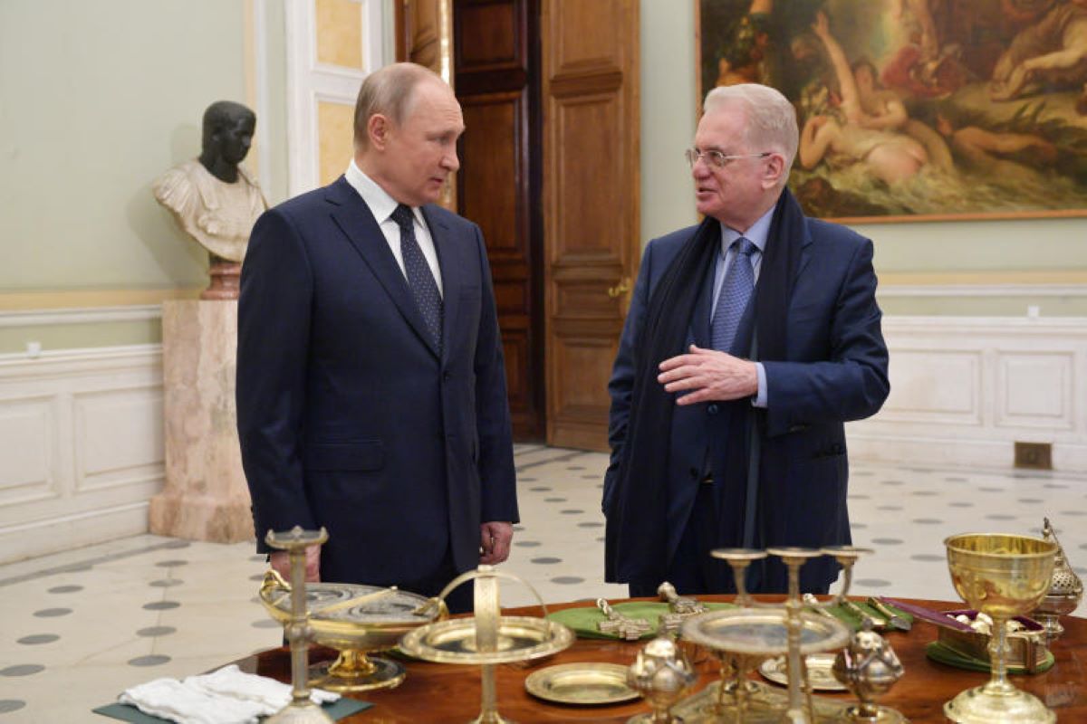 Piotrovsky e Putin Piotrovsky e Putin