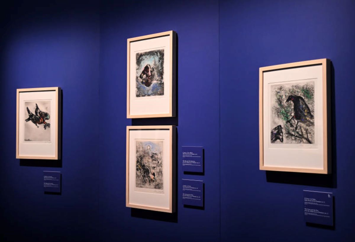 La mostra ‘Marc Chagall. Una storia di due mondi’ al Mudec. Foto Ipa La mostra ‘Marc Chagall. Una storia di due mondi’ al Mudec. Foto Ipa