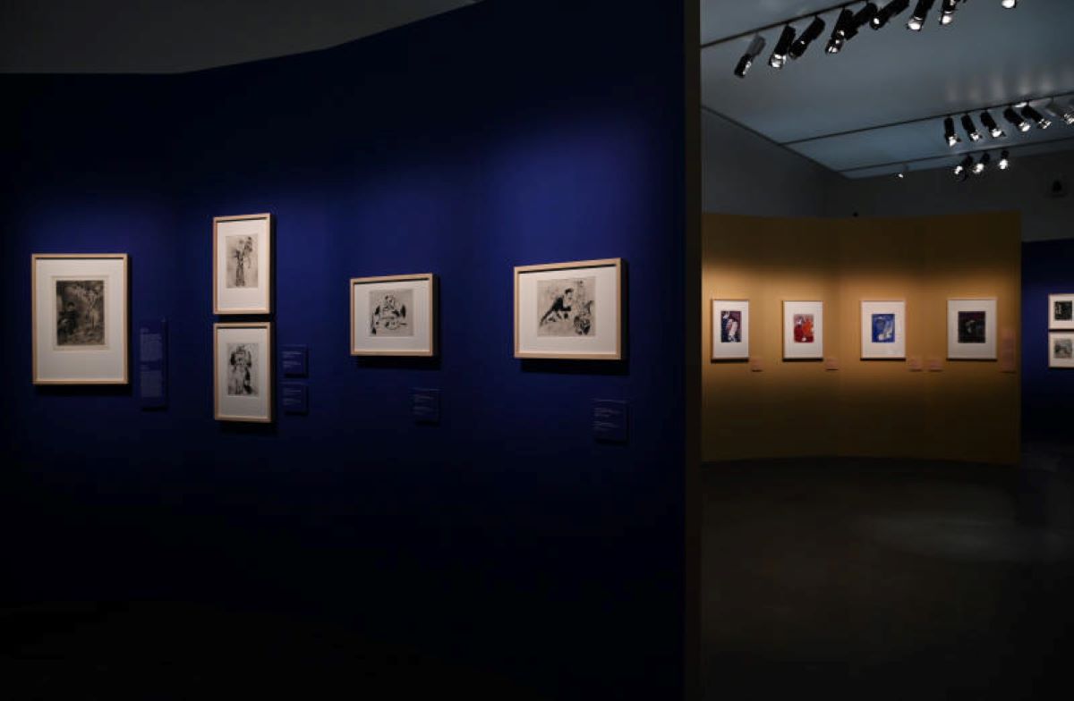 La mostra ‘Marc Chagall. Una storia di due mondi’ al Mudec. Foto Ipa La mostra ‘Marc Chagall. Una storia di due mondi’ al Mudec. Foto Ipa