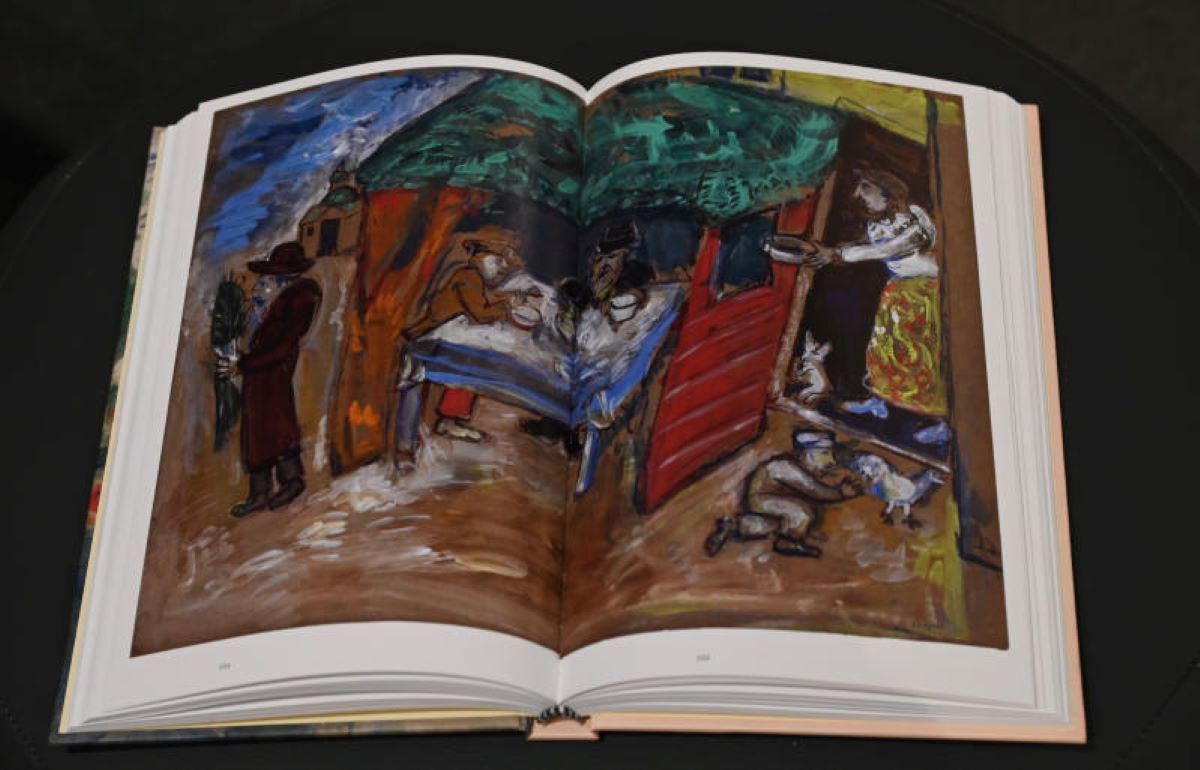La mostra ‘Marc Chagall. Una storia di due mondi’ al Mudec. Foto Ipa La mostra ‘Marc Chagall. Una storia di due mondi’ al Mudec. Foto Ipa
