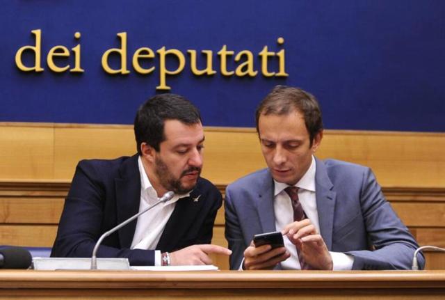 Matteo Salvini e Massimiliano Fedriga Matteo Salvini e Massimiliano Fedriga